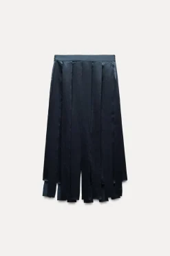 Sale FALDA MIDI TIRAS ZW COLLECTION Mujer Faldas / Shorts