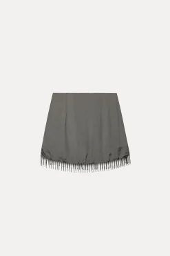 Outlet FALDA MINI ABALORIOS LENTEJUELAS Mujer Faldas / Shorts