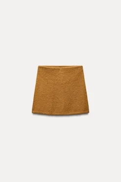 Clearance FALDA MINI CON ALPACA Y LANA Mujer Cárdigan / Jerséis|Punto