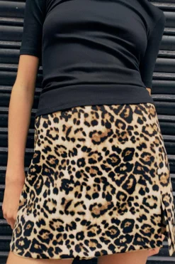 Best FALDA PANTALÓN ESTAMPADO ANIMAL Mujer Faldas / Shorts