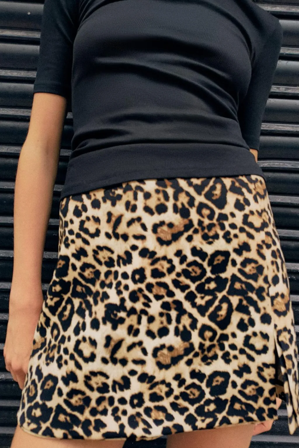 Best FALDA PANTALÓN ESTAMPADO ANIMAL Mujer Faldas / Shorts