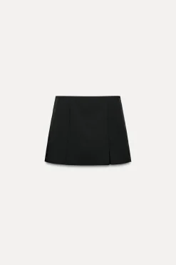 Outlet FALDA PANTALÓN SMOKING BANDA LATERAL Mujer Faldas / Shorts