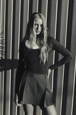 Outlet FALDA PANTALÓN TABLAS Mujer Faldas / Shorts