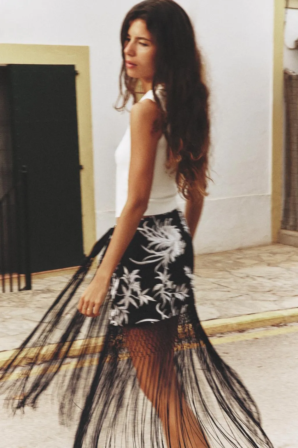 Best FALDA PAREO BORDADOS FLECOS Mujer Faldas / Shorts