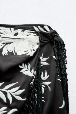 Best FALDA PAREO BORDADOS FLECOS Mujer Faldas / Shorts
