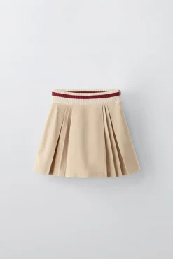 Niños ZARA 6 - 14 Años·Faldas / Bermudas|6 - 14 Años·Total Look<FALDA TABLAS RIB
