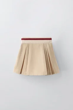Niños ZARA 6 - 14 Años·Faldas / Bermudas|6 - 14 Años·Total Look<FALDA TABLAS RIB