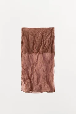 Online FALDA TEXTURA HILO METALIZADO ABERTURAS Mujer Faldas / Shorts