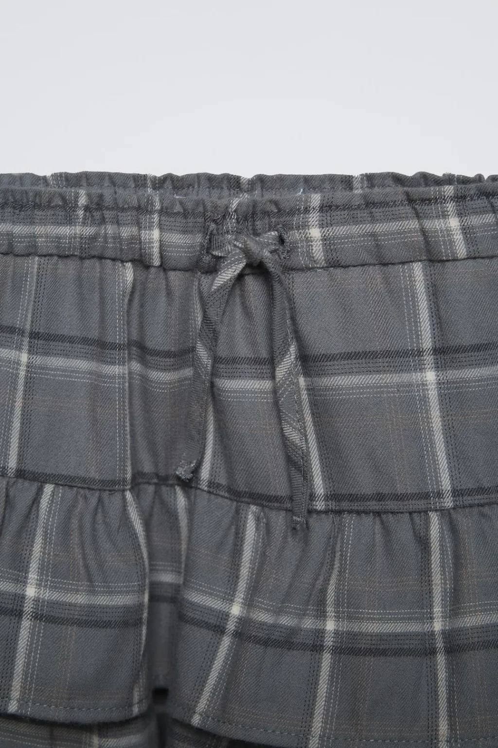 Niños ZARA 6 - 14 Años·Faldas / Bermudas<FALDA VOLANTES CUADROS