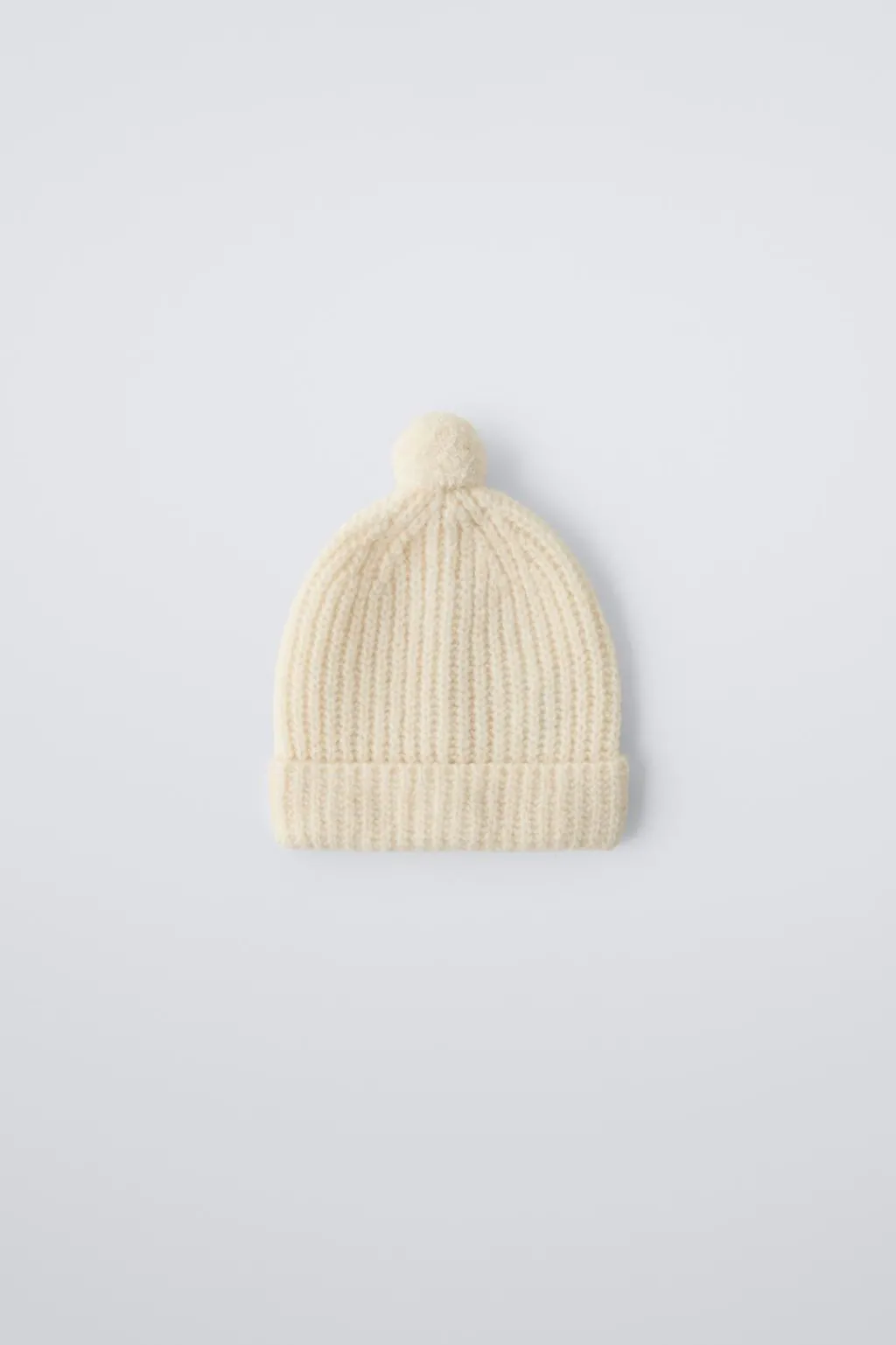 Niños ZARA 6 - 18 Meses·Punto|6 - 18 Meses·Accesorios / Calcetines<GORRO PUNTO POMPÓN
