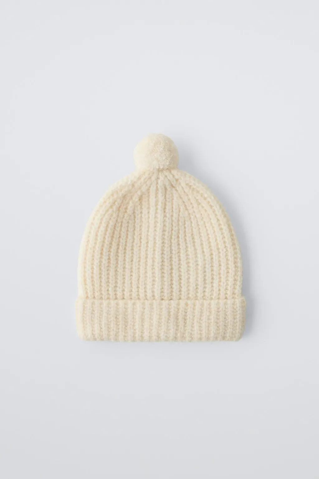 Niños ZARA 6 - 18 Meses·Punto|6 - 18 Meses·Accesorios / Calcetines<GORRO PUNTO POMPÓN