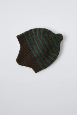 Niños ZARA 6 - 18 Meses·Punto|6 - 18 Meses·Accesorios / Calcetines<GORRO PUNTO RAYAS