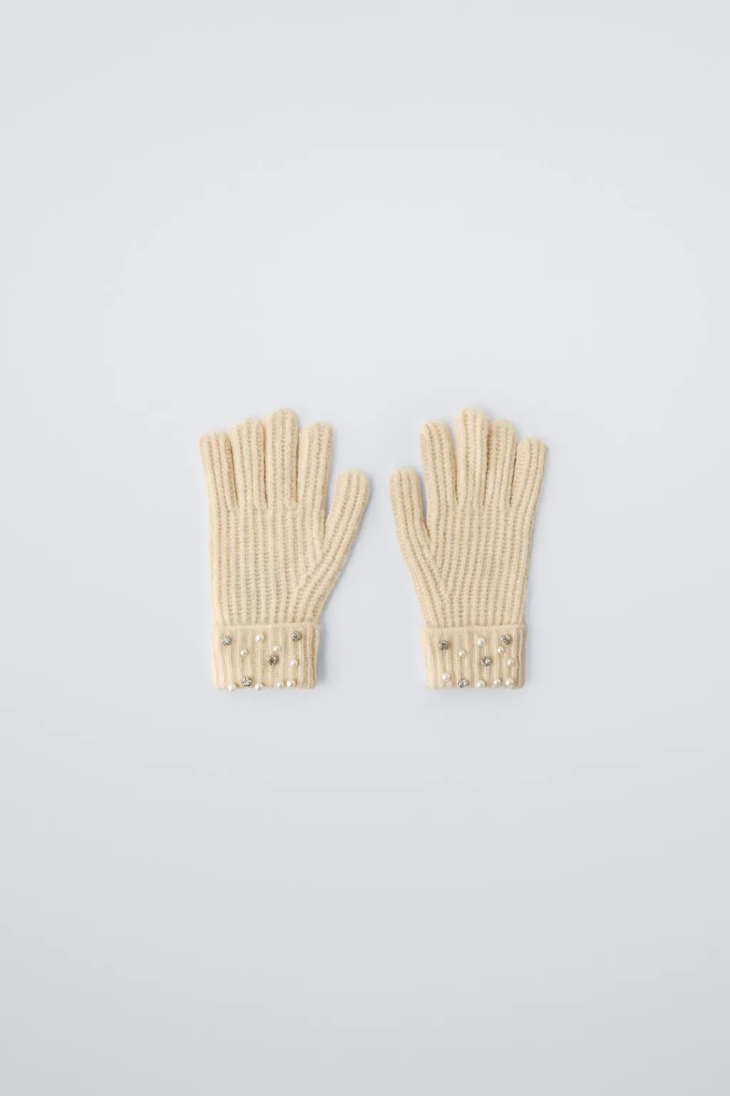Niños ZARA 6 - 14 Años·Accesorios|Accesorios / Zapatos / 0 - 14 Años<GUANTES PUNTO PERLAS
