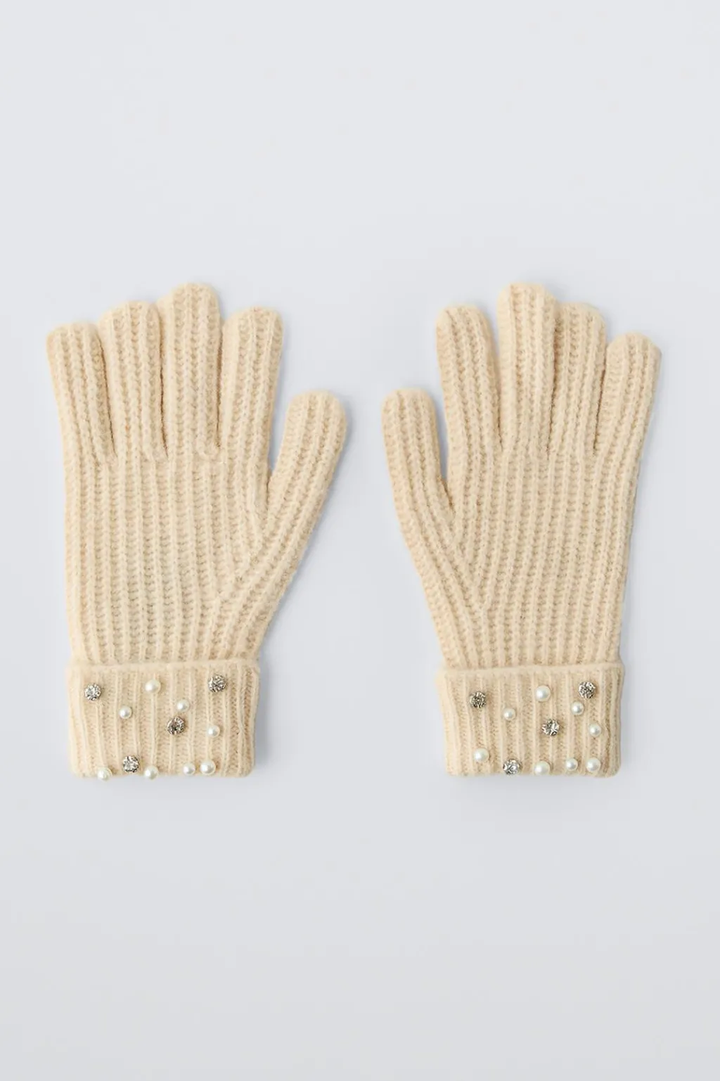 Niños ZARA 6 - 14 Años·Accesorios|Accesorios / Zapatos / 0 - 14 Años<GUANTES PUNTO PERLAS
