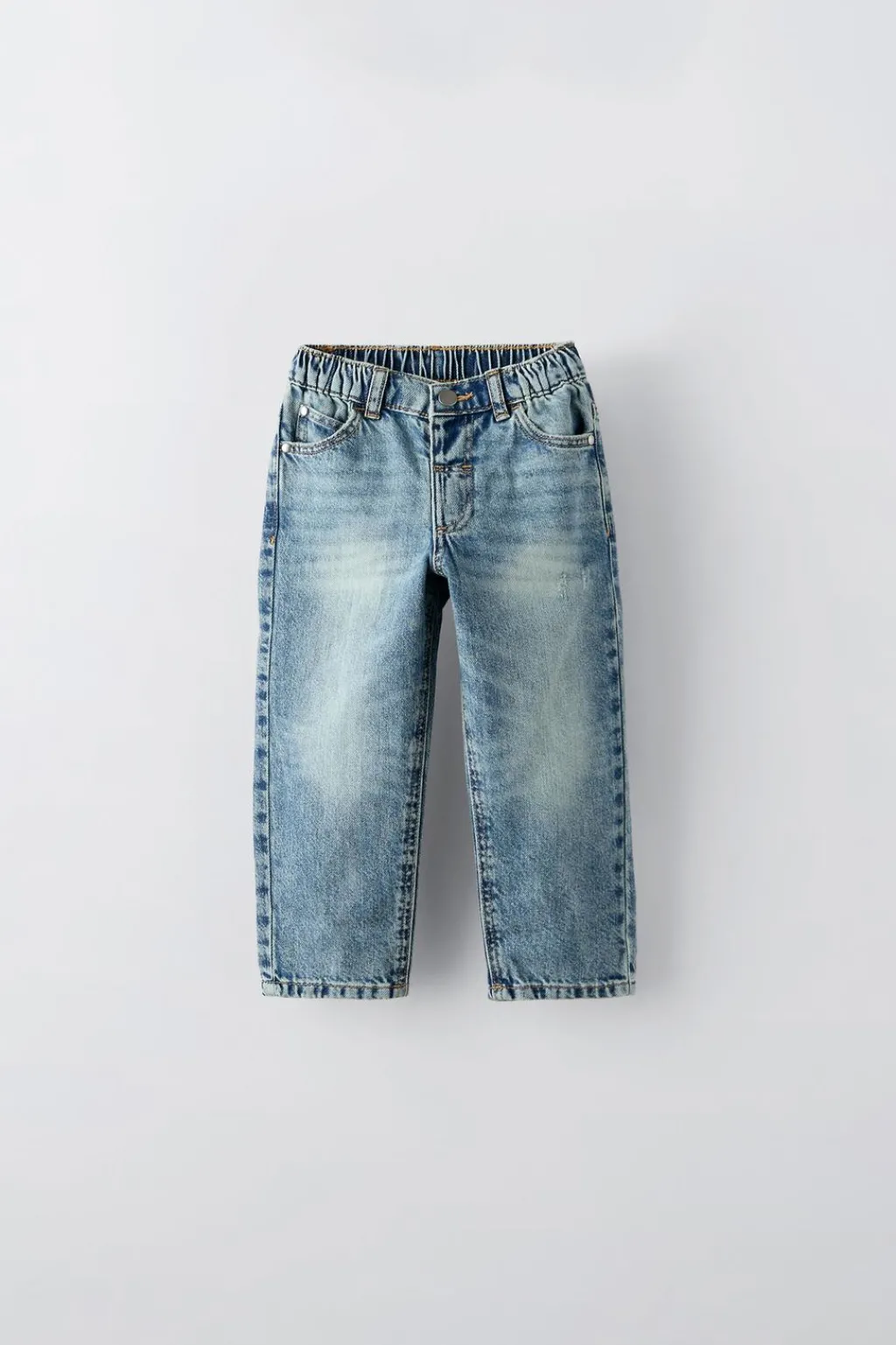 Niños ZARA 6 - 18 Meses·Pantalones / Leggings<JEANS RECTOS TEXTO