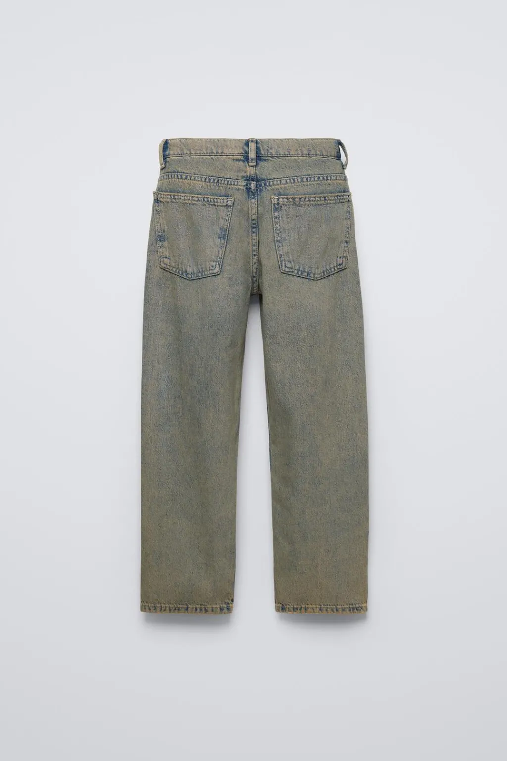 Niños ZARA 6 - 14 Años·Jeans<JEANS WIDE LEG EFECTO DESGASTADO