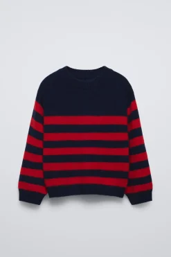 Niños ZARA 6 - 14 Años·Punto<JERSEY 100% CASHMERE RAYAS