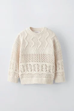 Niños ZARA 6 - 14 Años·Punto<JERSEY CHENILLA ESTRUCTURA