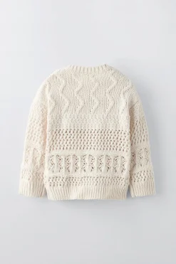 Niños ZARA 6 - 14 Años·Punto<JERSEY CHENILLA ESTRUCTURA