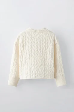Niños ZARA 6 - 14 Años·Punto<JERSEY CHENILLA OCHOS
