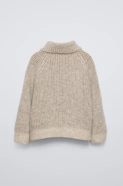 Niños ZARA 6 - 14 Años·Punto<JERSEY CUELLO VUELTO