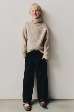 Niños ZARA 6 - 14 Años·Punto<JERSEY CUELLO VUELTO