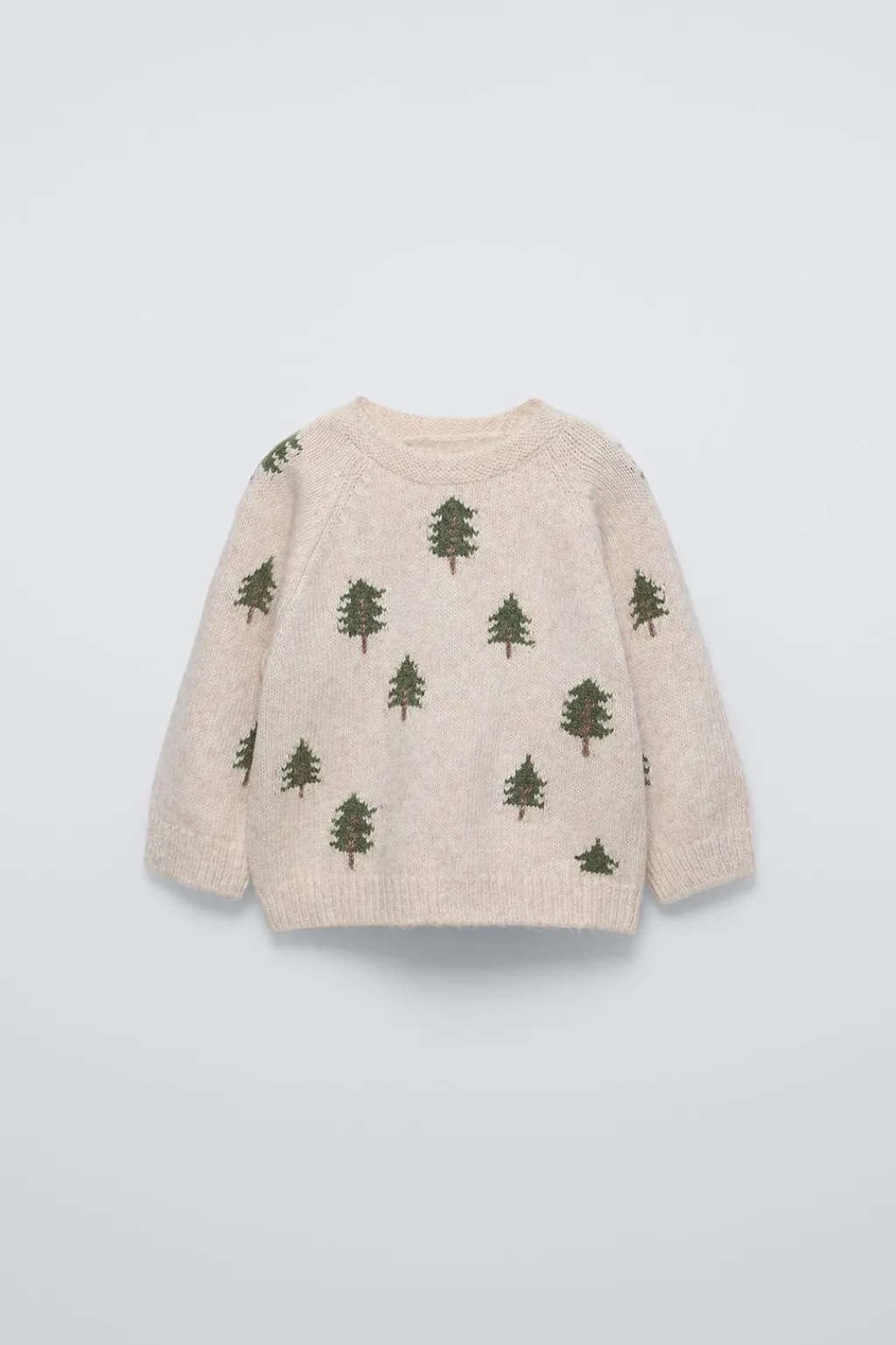 Niños ZARA 6 - 18 Meses·Punto<JERSEY PUNTO ARBOLITOS