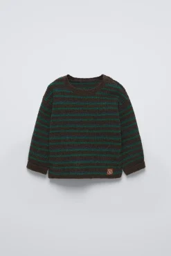 Niños ZARA 6 - 18 Meses·Punto<JERSEY PUNTO RAYAS