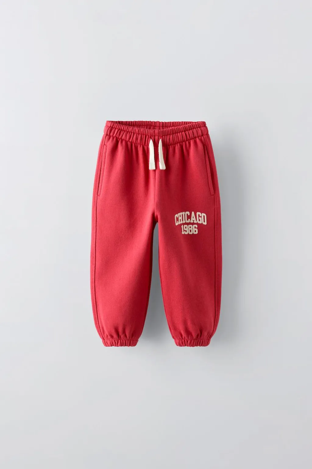 Niños ZARA 1½ - 6 Años·Pantalones|1½ - 6 Años·Chándal<JOGGING TEXTO FLOCK