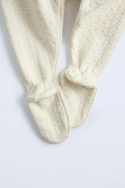 Niños ZARA 0 - 6 Meses·Punto|0 - 6 Meses·Básicos<KIMONO LARGO ALGODÓN SEDA