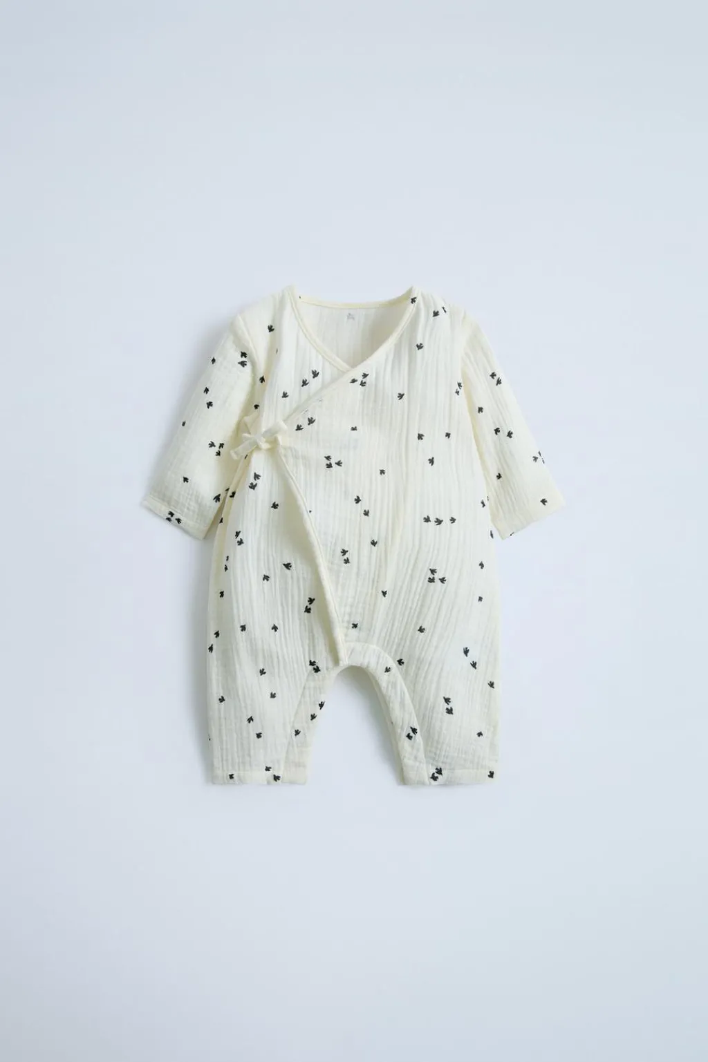 Niños ZARA 0 - 6 Meses·Básicos<KIMONO LARGO PAJARITOS BAMBULA