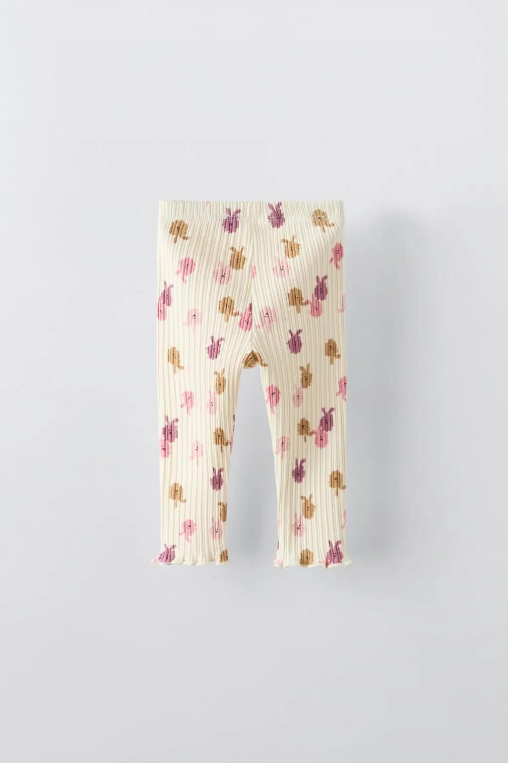 Niños ZARA 6 - 18 Meses·Pantalones / Leggings<LEGGING CONEJOS