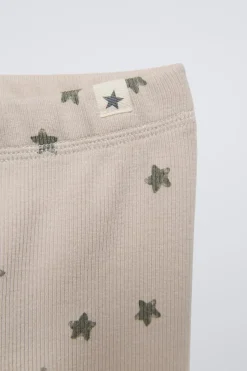 Niños ZARA 6 - 18 Meses·Pantalones / Leggings<LEGGING RIB ESTRELLAS