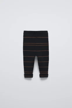 Niños ZARA 6 - 18 Meses·Punto|6 - 18 Meses·Pantalones / Leggings<LEGGING RIB RAYAS