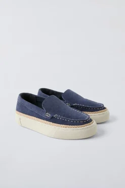 Niños ZARA 6 - 14 Años·Zapatos|Accesorios / Zapatos / 0 - 14 Años<MOCASÍN SPORT PIEL