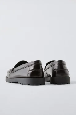 Niños ZARA 6 - 14 Años·Zapatos|6 - 14 Años·Trajes<MOCASÍN TRACK PIEL
