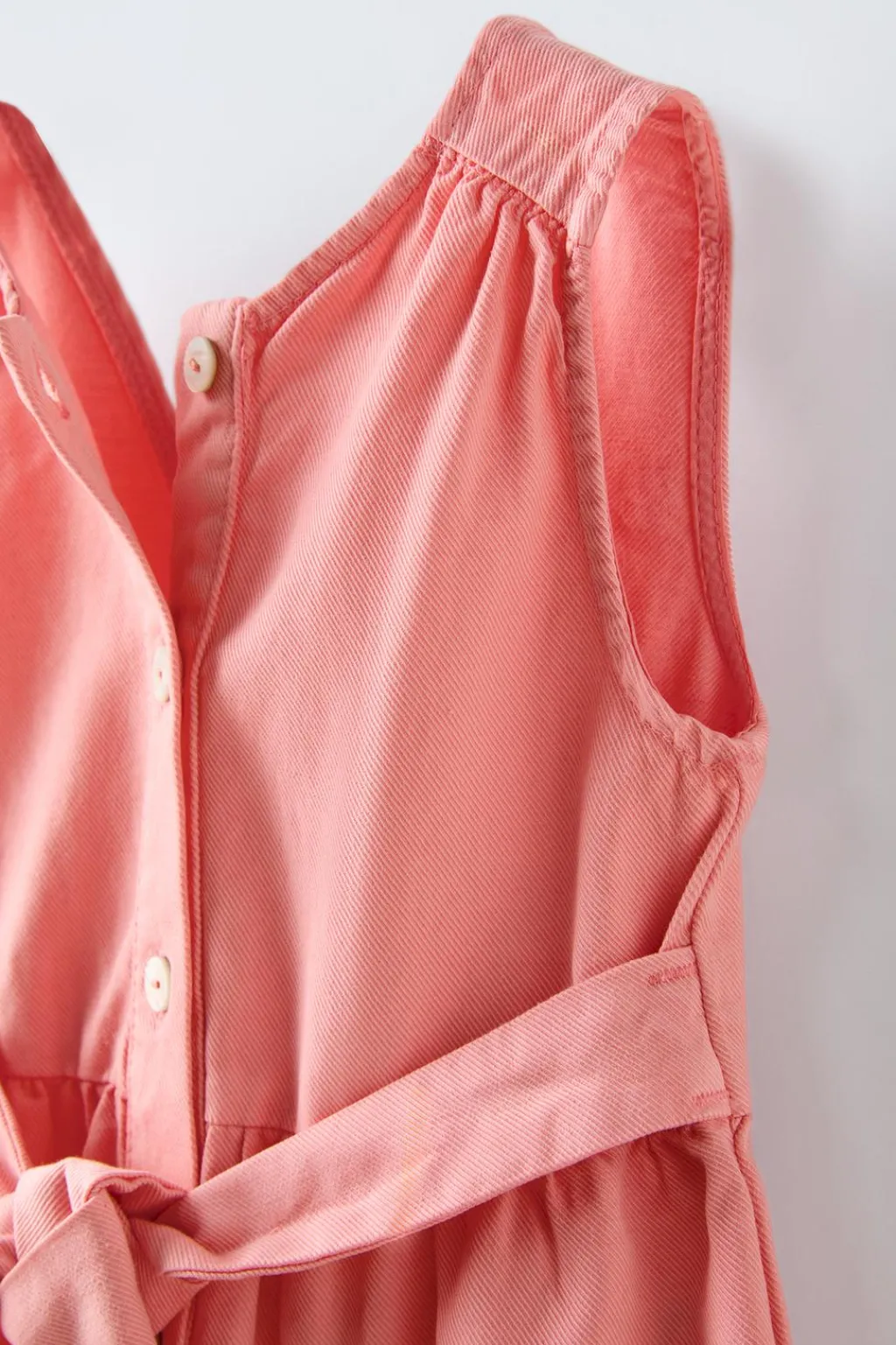 Niños ZARA 1½ - 6 Años·Vestidos / Petos|1½ - 6 Años·Faldas / Bermudas<MONO CORTO CINTURÓN