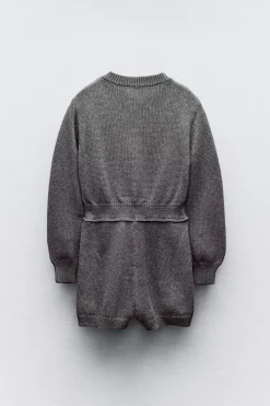 Niños ZARA 6 - 14 Años·Vestidos / Monos|6 - 14 Años·Punto<MONO CORTO PUNTO