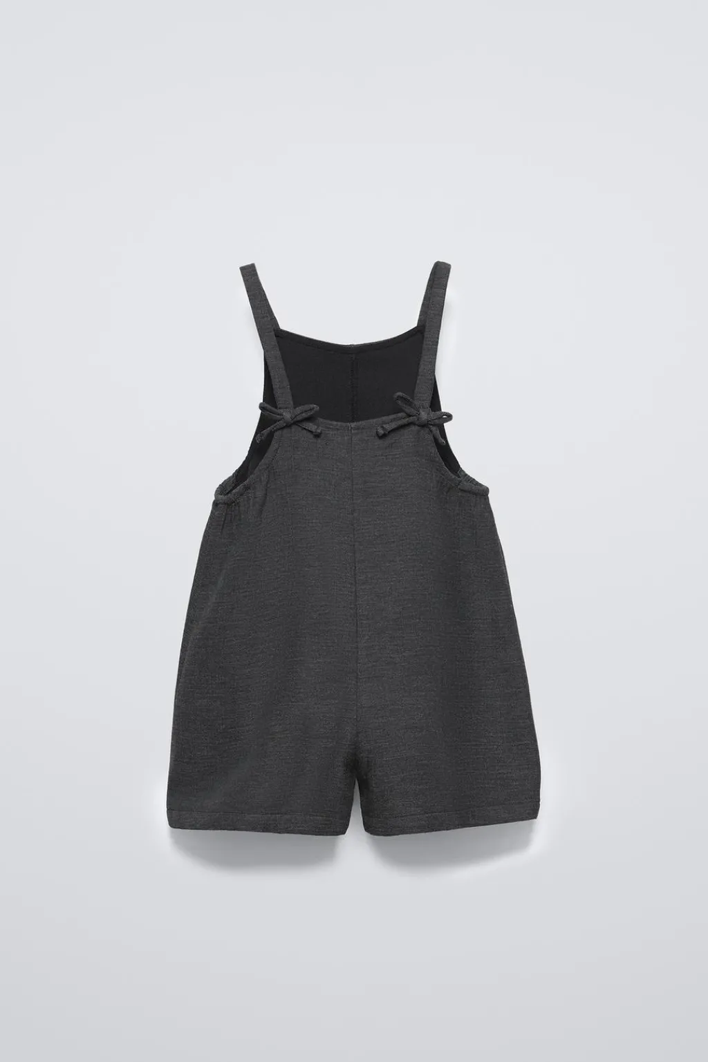 Niños ZARA 1½ - 6 Años·Vestidos / Petos|1½ - 6 Años·Faldas / Bermudas<MONO CORTO TIRANTES LAZOS