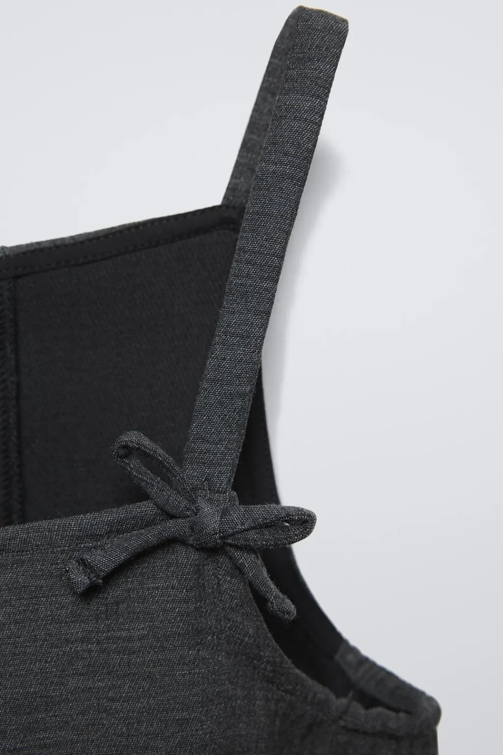 Niños ZARA 1½ - 6 Años·Vestidos / Petos|1½ - 6 Años·Faldas / Bermudas<MONO CORTO TIRANTES LAZOS