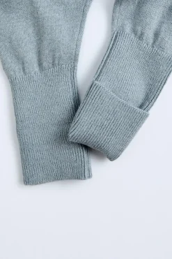Niños ZARA 0 - 6 Meses·Punto|0 - 6 Meses·Básicos<MONO PUNTO ALGODÓN SEDA