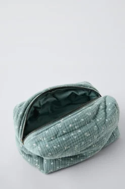Niños ZARA 6 - 18 Meses·Accesorios / Calcetines|Accesorios / Zapatos / 0 - 14 Años<NECESER TEXTURA HOJITAS