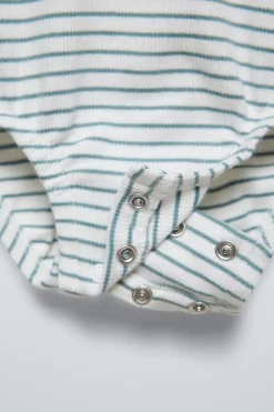 Niños ZARA 0 - 6 Meses·Bodies / Camisas|0 - 6 Meses·Leggings / Polainas<PACK BODY Y LEGGING RAYAS RIB