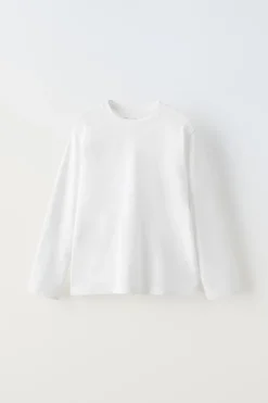 Niños ZARA 6 - 14 Años·Camisetas<PACK DOS CAMISETAS LISAS MANGA LARGA