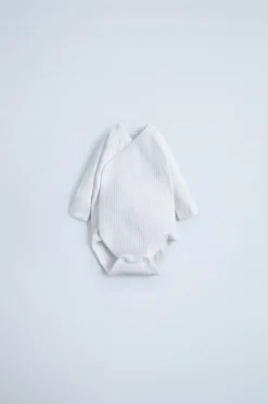 Niños ZARA 0 - 6 Meses·Bodies / Camisas|0 - 6 Meses·Ropa Interior / Pijamas<PACK TRES BODIES KIMONO MANGA LARGA