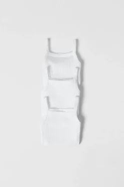 Niños ZARA 1½ - 6 Años·Ropa Interior / Calcetines|0 - 6 Meses·Bodies / Camisas<PACK TRES BODIES TIRANTES
