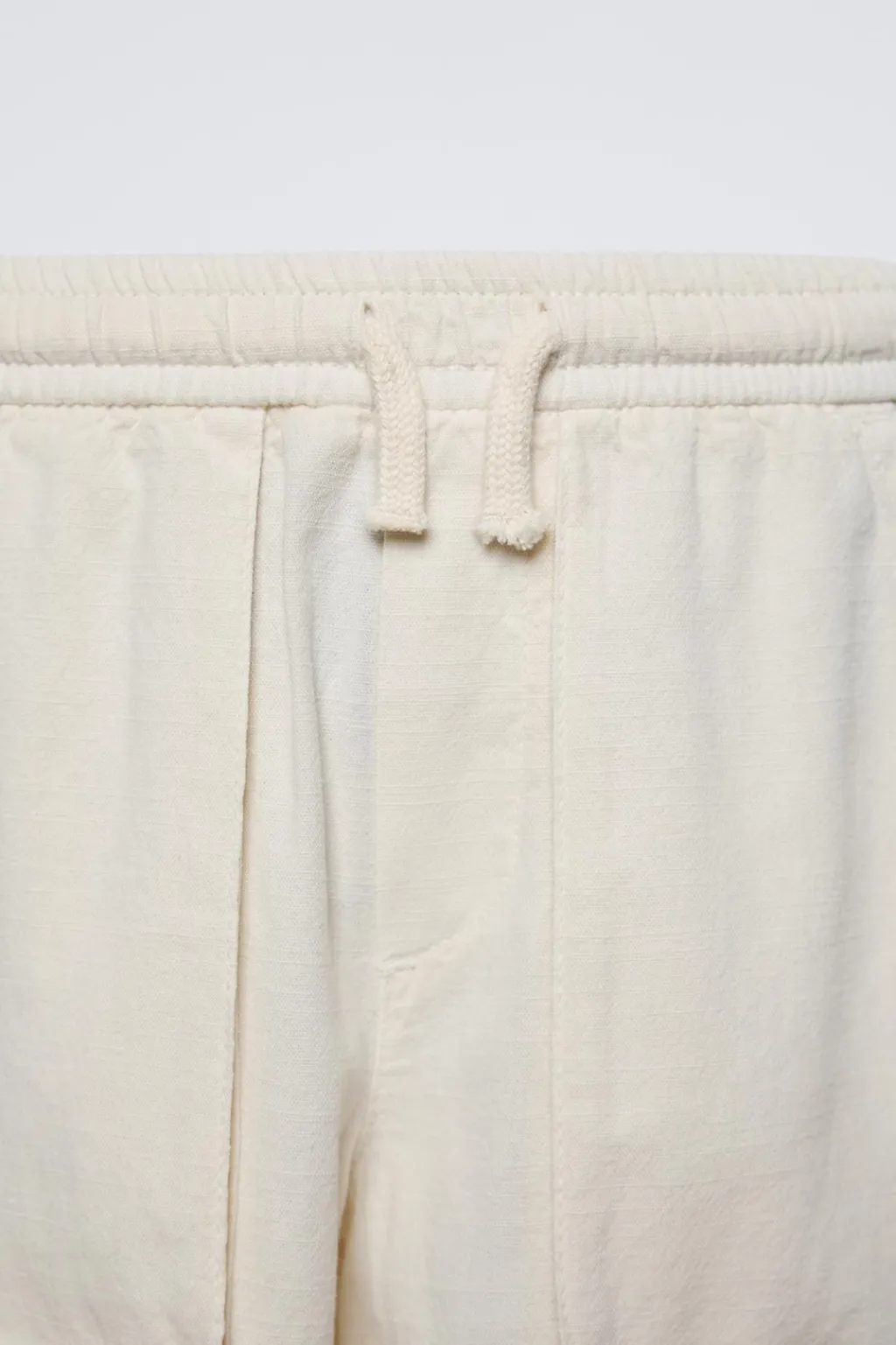Niños ZARA 6 - 14 Años·Pantalones<PANTALÓN ALGODÓN LINO BOLSILLOS