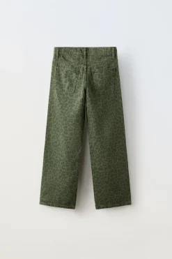 Niños ZARA 6 - 14 Años·Pantalones<PANTALÓN ANIMAL PRINT