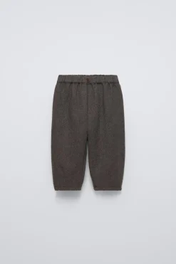 Niños ZARA 6 - 18 Meses·Pantalones / Leggings<PANTALÓN BAGGY ESPIGA