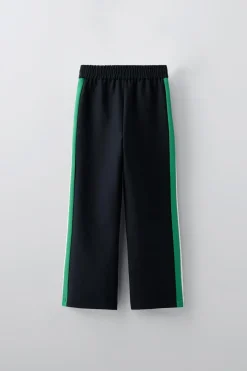 Niños ZARA 6 - 14 Años·Pantalones<PANTALÓN BANDA LATERAL